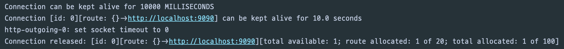 pooling 최초응답로그